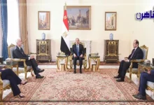 الرئيس السيسي مع ويليام بيرنز في القاهرة-موقع بوابة القاهرة