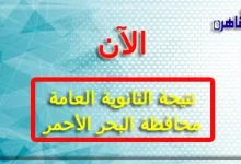 نتيجة الثانوية العامة 2024 محافظة البحر الأحمر بالاسم فقط ورقم الجلوس-نتيجة الصف الثالث الثانوي 2024 محافظة البحر الأحمر